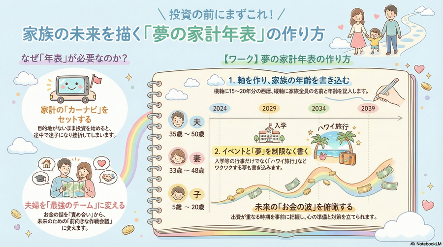第2章：【STEP①】目的地を決める「夢の家計年表」づくり