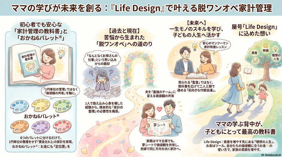 ママの学ぶ背中が最高の教科書
家族の笑顔と子どもの未来を創る『Life Design』