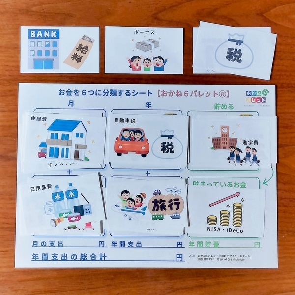 投資の成功にも必須！！！
おかね６パレット®体験ワークショップ